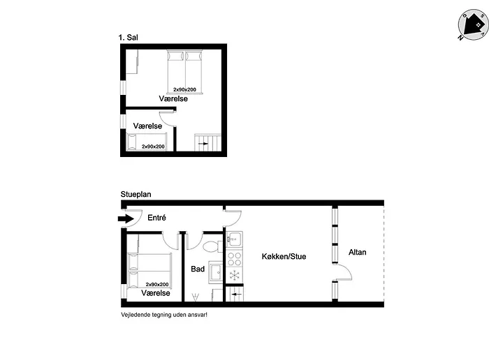 Cozy In The Center Of Sondervig Close To The North Sea